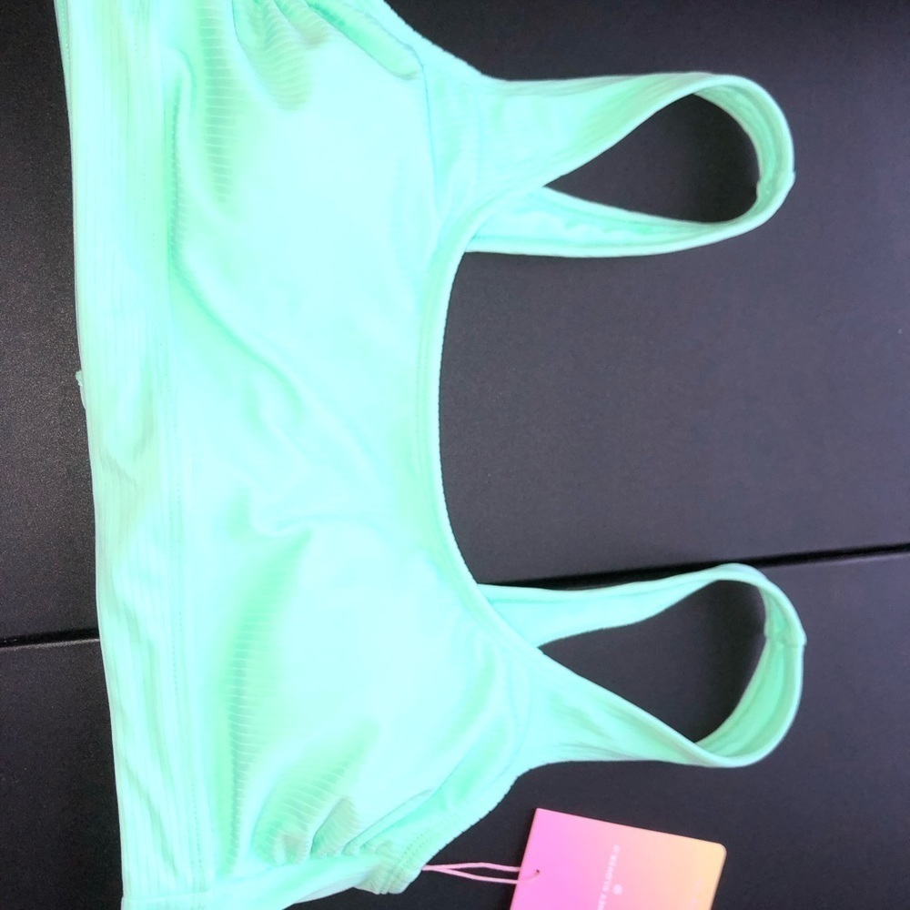 Stoney Clover Lane Light Green Bikini top - Picture 2 of 4